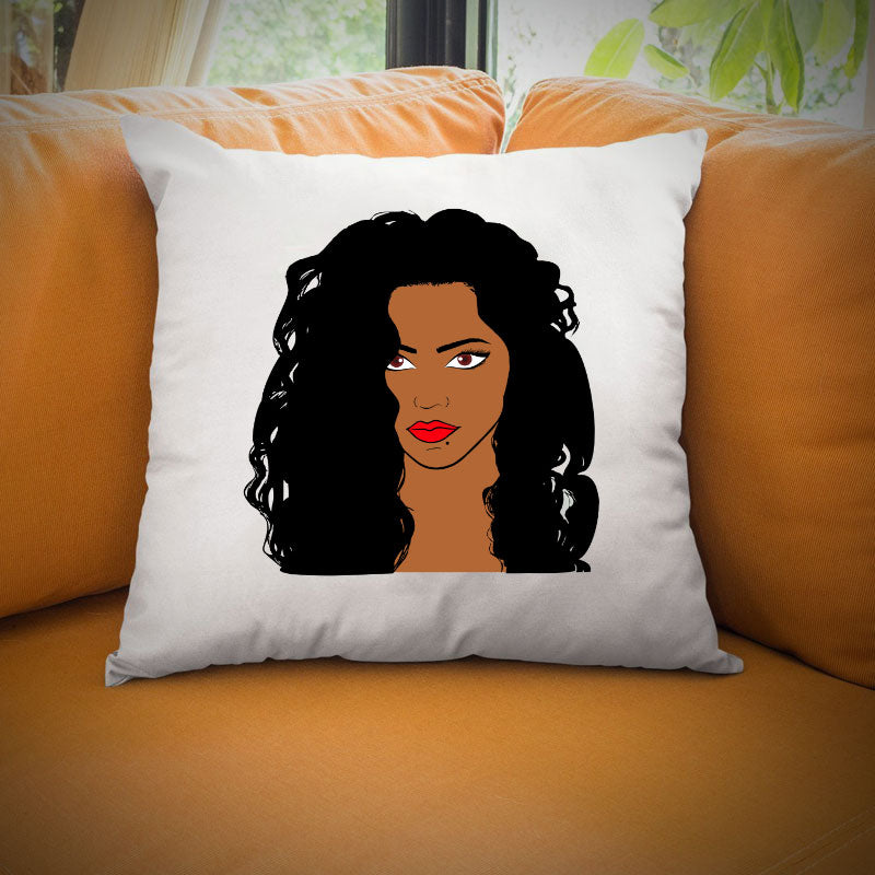 Alluring African American Woman Vector Art