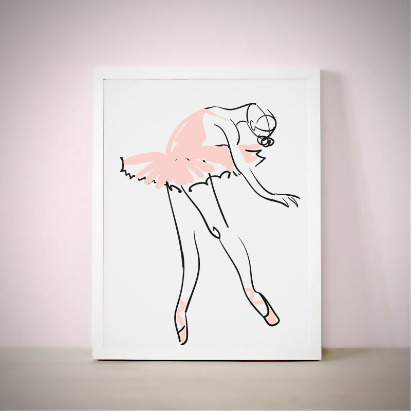 Cambre Ballet Technique Vector Art