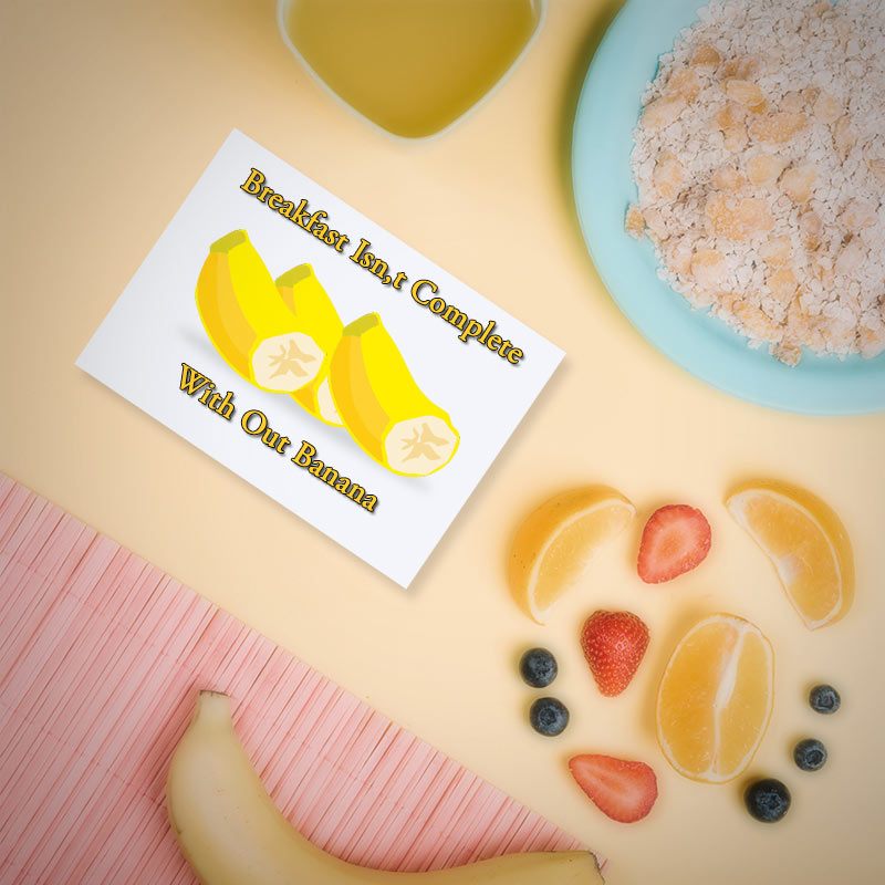 Exquisite Bottom Half Cut Banana Vector Art