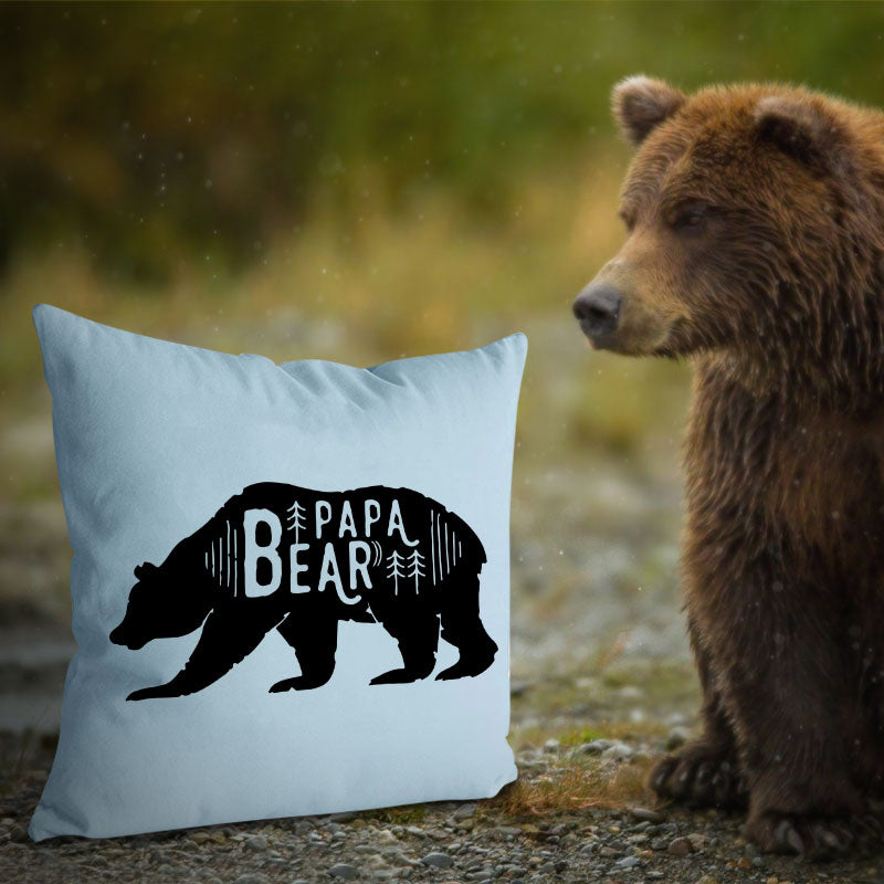 Papa Bear Silhouette Art