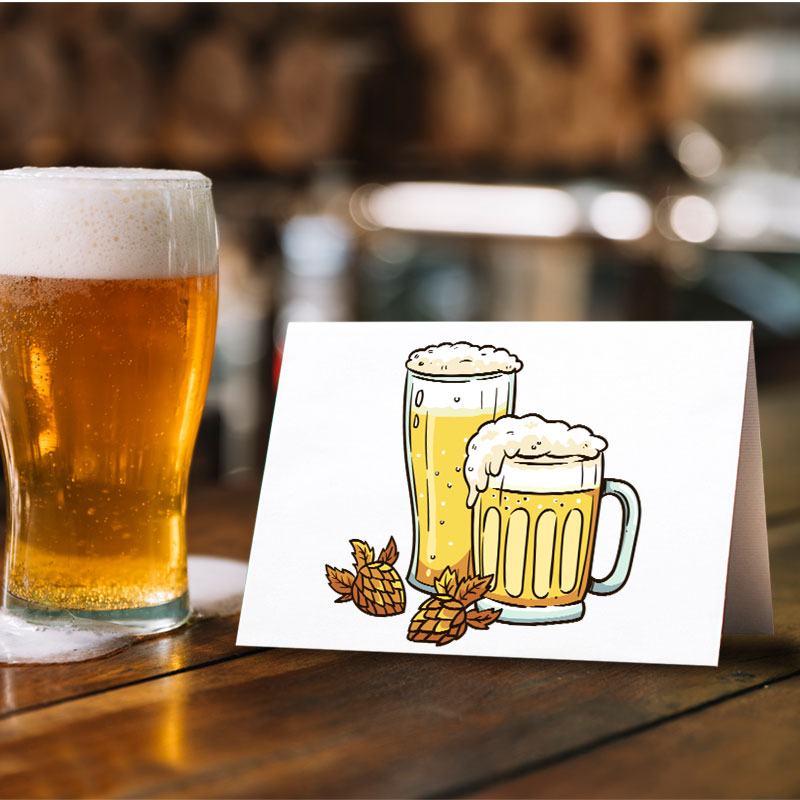 Beer Pints and Spoiled Strawberry Vector Art