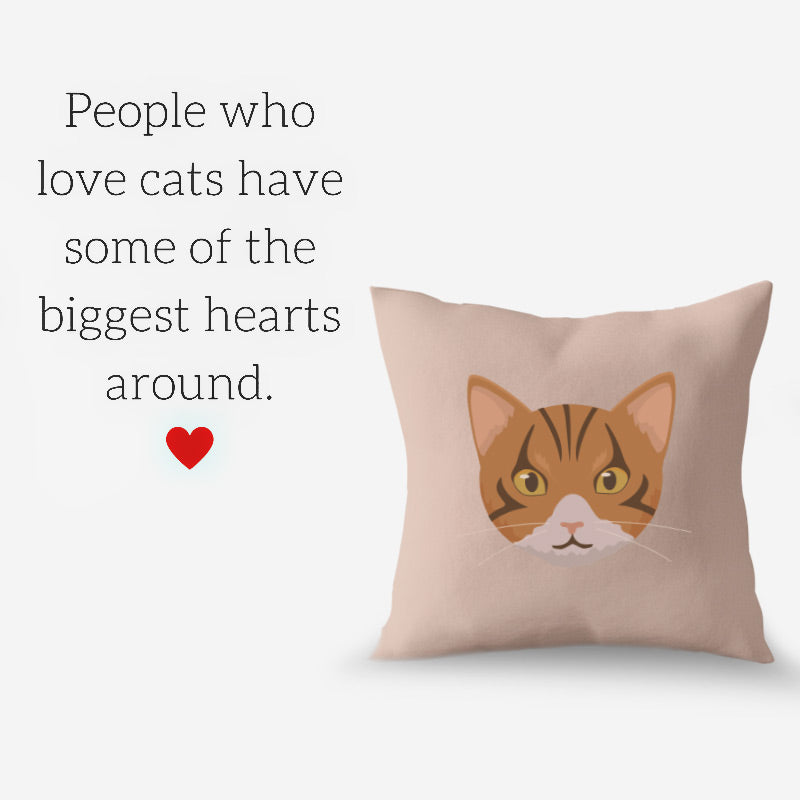 Cute Bengal Cat Face Vector Art