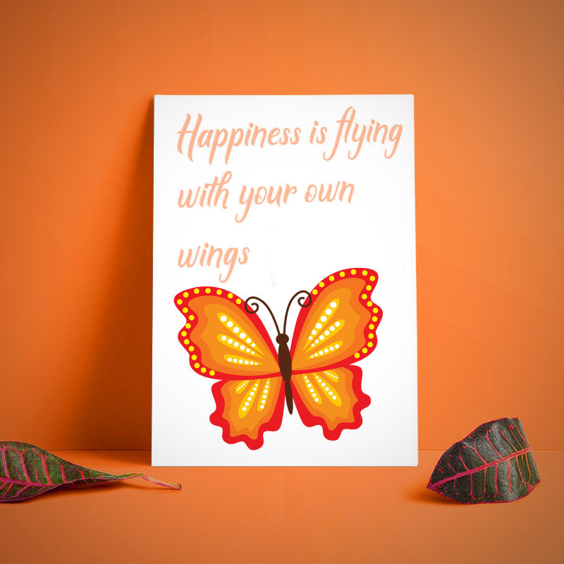Radiant Red Butterfly Vector Art