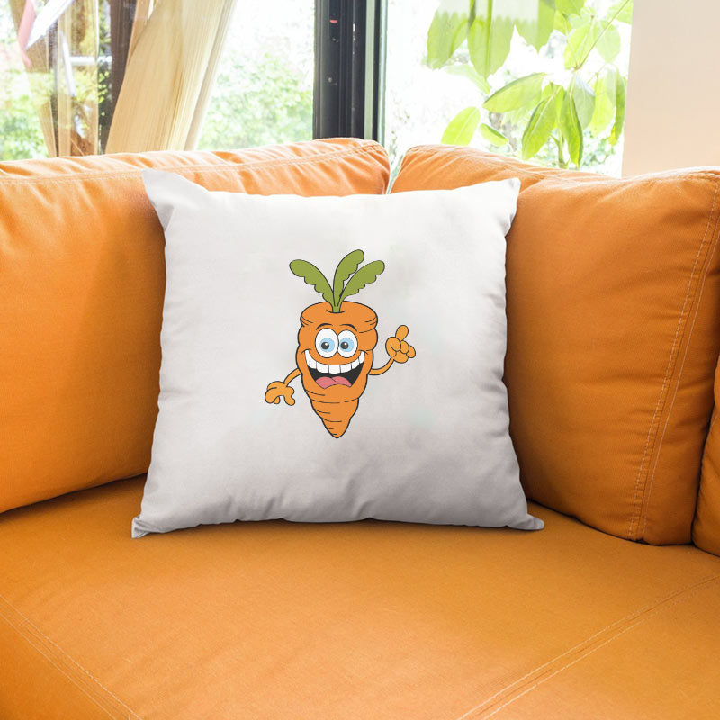 Funny Carrot Face Vector