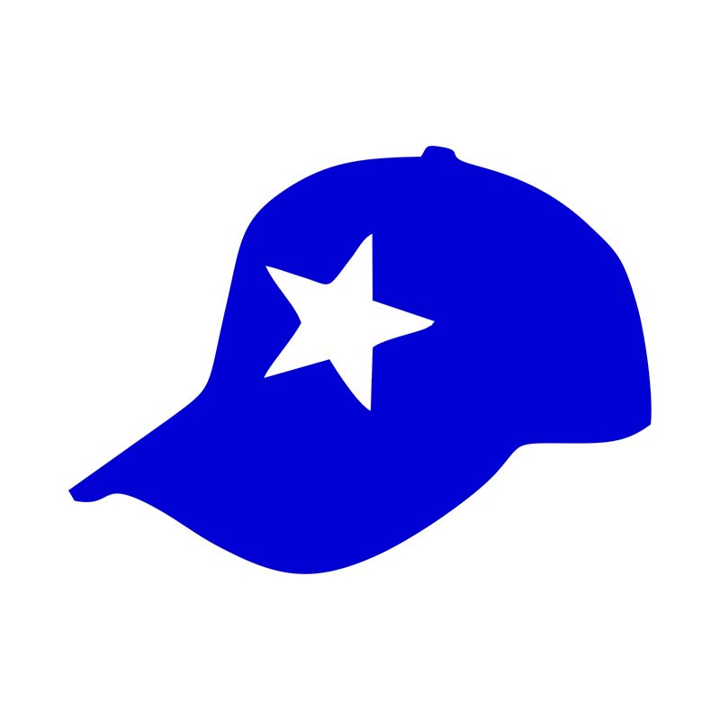 American Star Cap Vector Art