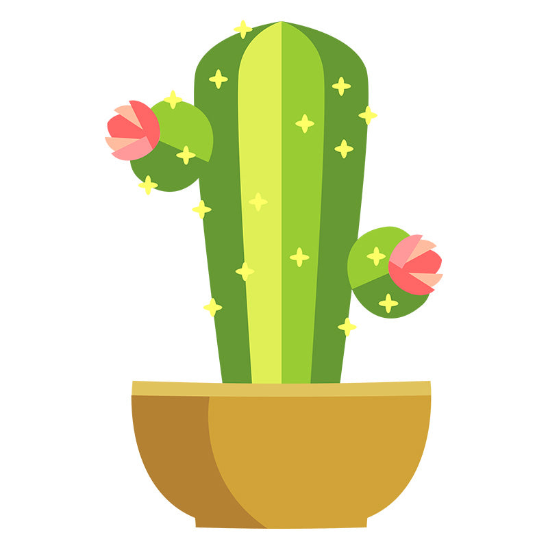 Sensational Cereus Cactus Vector Art