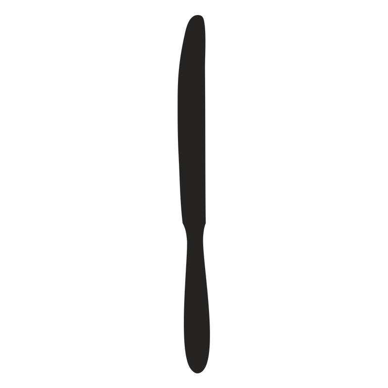 Keen Sharp Eating Knife Silhouette Art