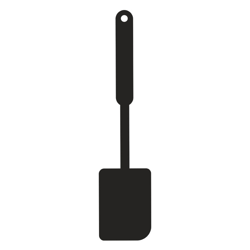 Flexible Spatula Spoon Silhouette Art