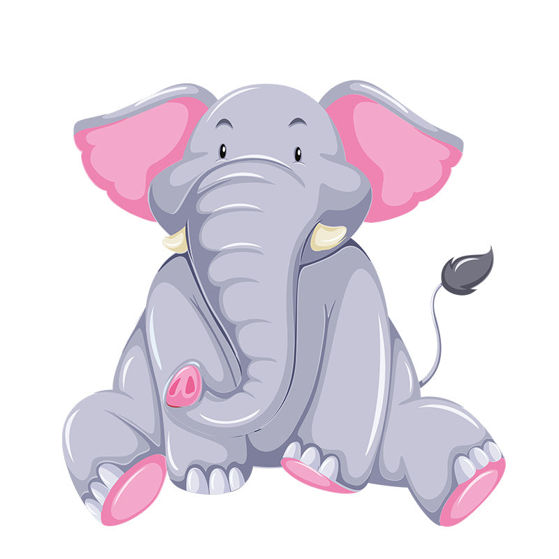 Joyful and Enjoyable Elephant Vector Art