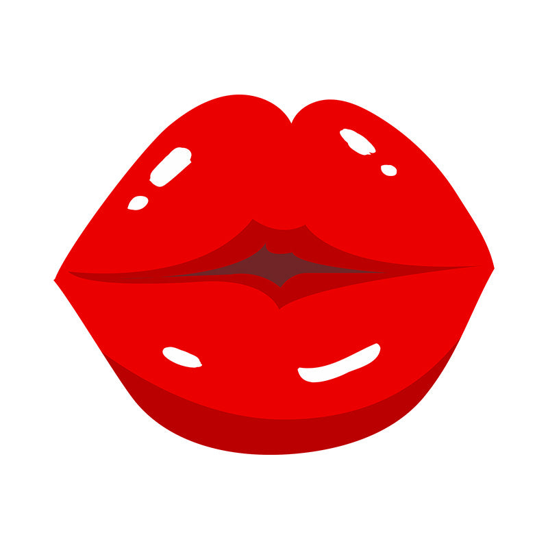 Blowing Kiss Lipstick Vector Art