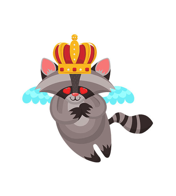 Flying Raccoon Vector