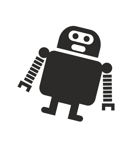 Robot Silhouette Art