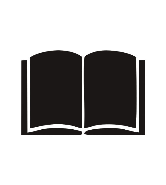Book Silhouette Art