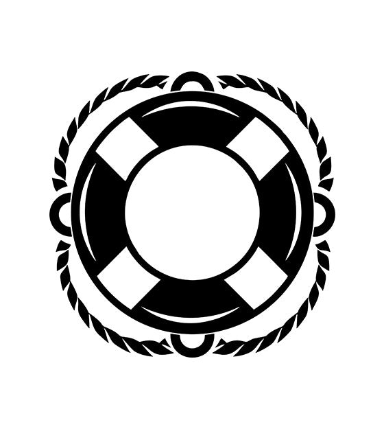 Lifeguard Ring Stencil