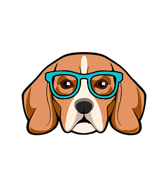 Beagle Dog Face Vector