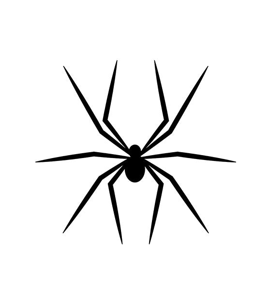 Spider Silhouette Art