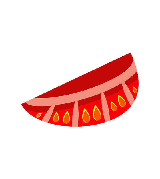 Strawberry Slice Vector
