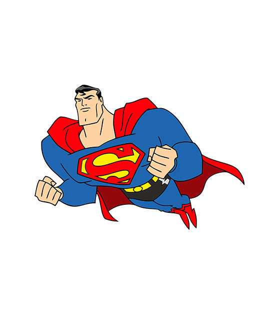 Superman Man of Steel Justice League Vector Art