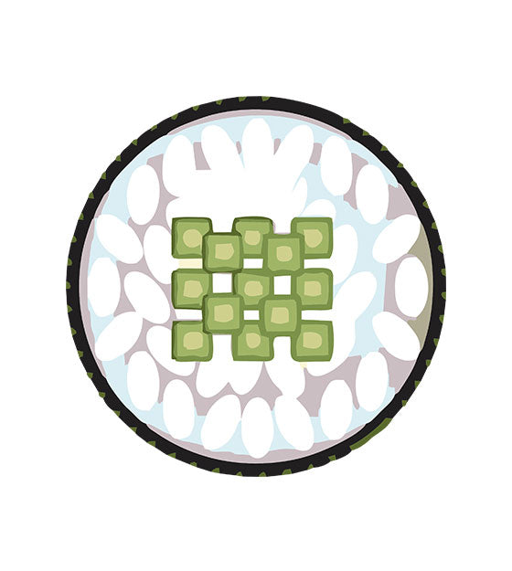 Uramaki Sushi Vector