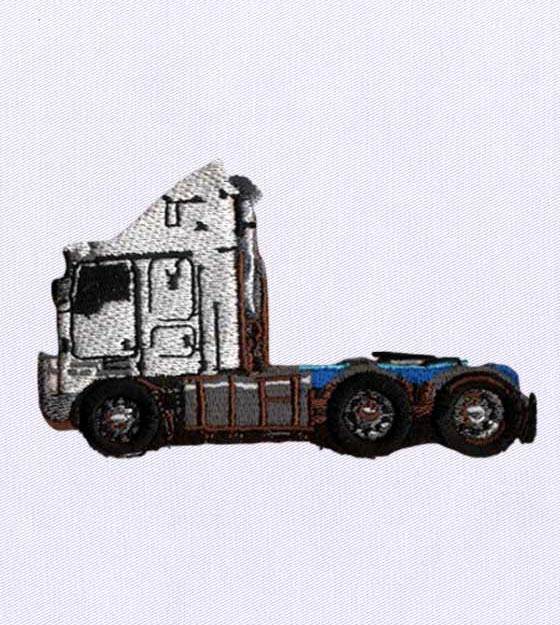 Fabulous Freight Truck Embroidery Design