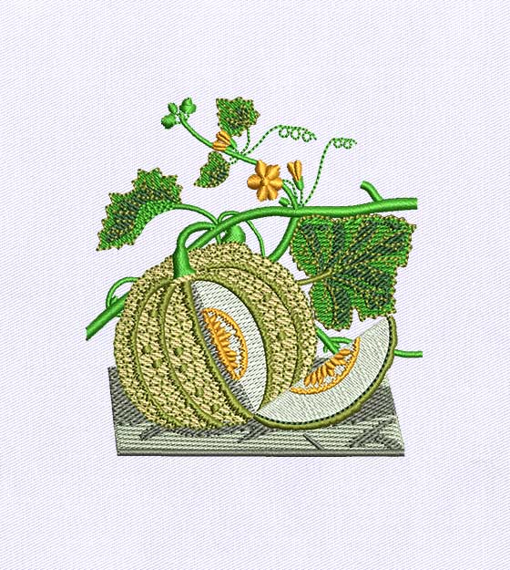 Palatable Melons Digital Embroidery Design