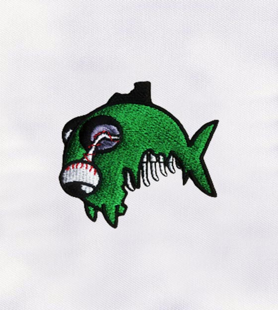 Terrible Fish Machine Embroidery Design