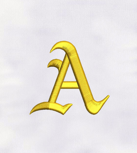 Fancy Font 3D Puff Embroidery Design