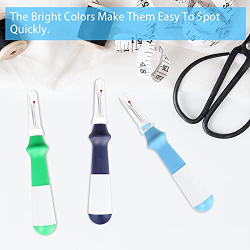 3 Piece Large Seam Ripper Stitch Removal Tool for Sewing Unpicker