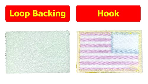 2 Pack Tactical USA Flag Embroidered Patch With Hook And Loop Backing