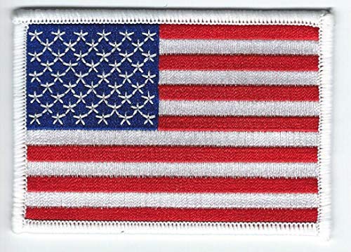 United States Of America Flag Embroidered Patch Iron On Patch