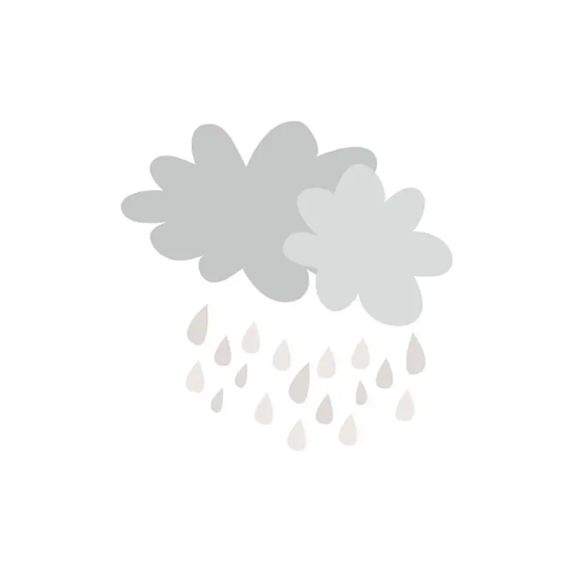 Enchanting Rainy Weather Vector Art