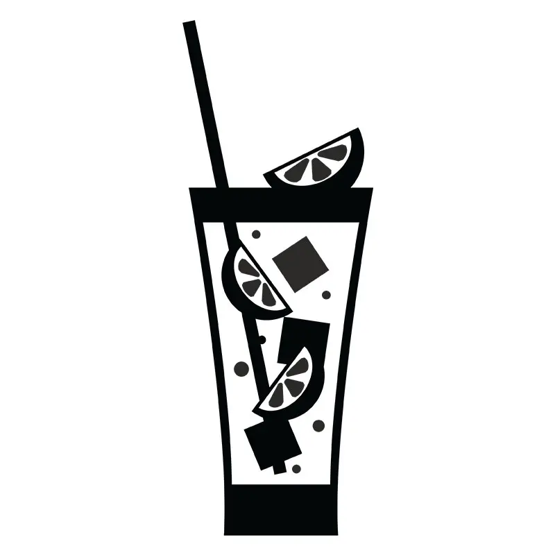 Lemonade Margarita Silhouette Art