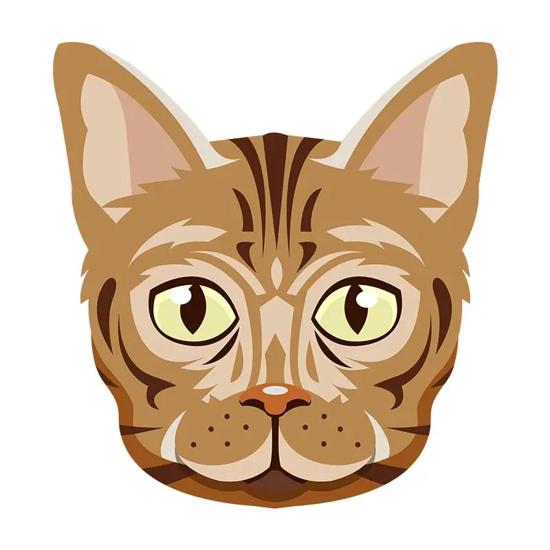 Delightful Bengal Cat Vector Art