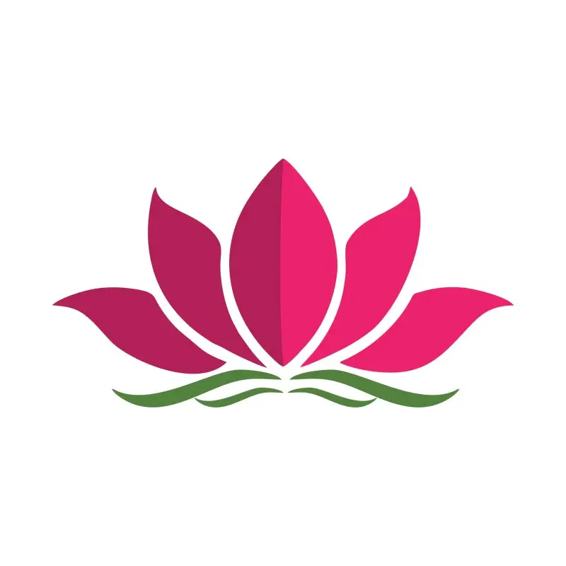 Red Lotus of the Shine Vector Art