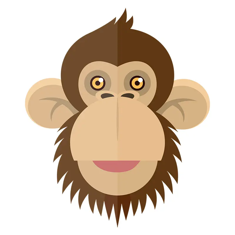 Monkey Face Vector