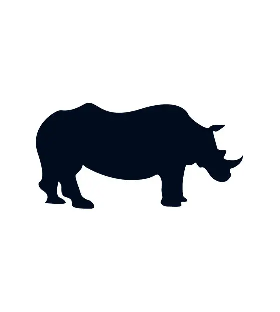 Rhino Silhouette