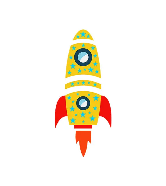 Rocket Ship Vector