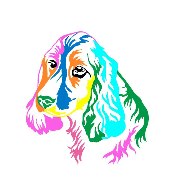 Dog Face Vector