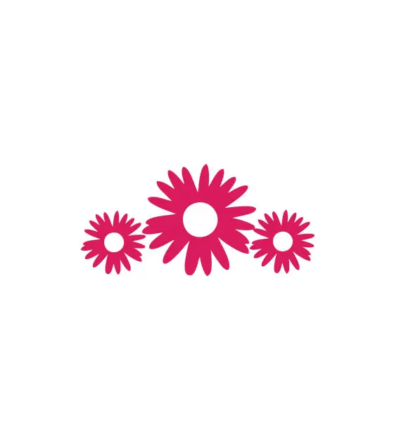 Elegant Magenta Pink Wedding Floral Pattern Vector Art