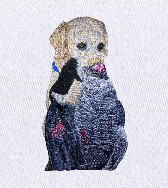 Pet Dog DST Machine Embroidery File