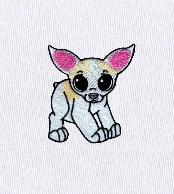 Chihuahua Embroidery Design – Pet Animal Embroidery Design