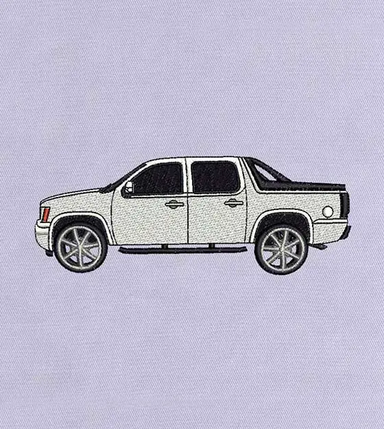 Astoundingly Beautiful SUV Car Embroidery Design