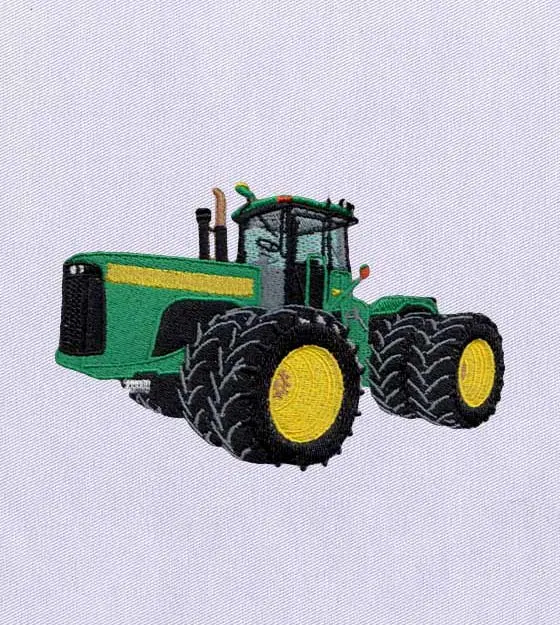 Entrancing Industrial Tractor Embroidery Design