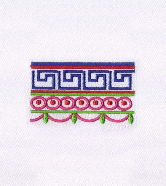 Exotic Geometric Border Quilting Embroidery Design