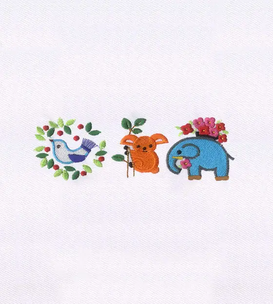 Cute Animals Embroidery Design