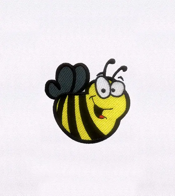 Delightful Honey Bee Embroidery Design