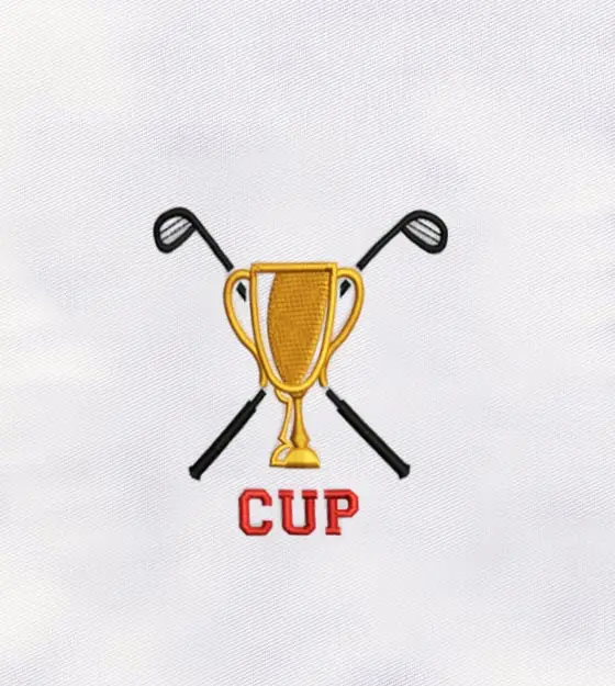 Tremendous Trophy Embroidery Design