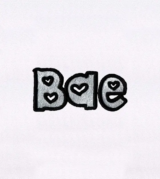 Preciously Lovable Girlfriend Bae Embroidery Design