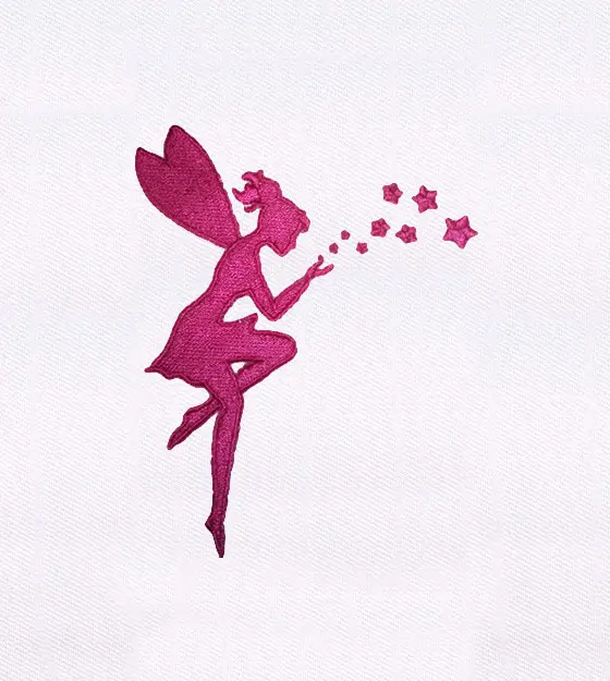 Sparkling and Magical Tinkerbell Fairy Embroidery Design