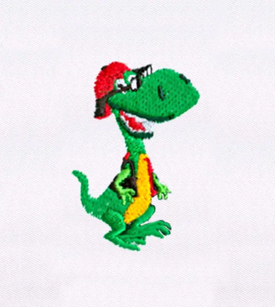 Fashion Forwards Funky Dinosaur Embroidery Design
